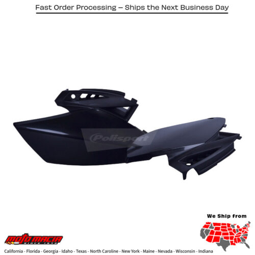 SIDE PANELS BLACK Yamaha YZ250F 2010-2013