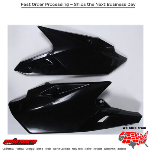 SIDE PANELS BLACK Yamaha YZ250X 2016-2018 Yamaha YZ250F 2014-2018 Yamaha YZ450F 2014-2017 Yamaha YZ450FX 2018-2018