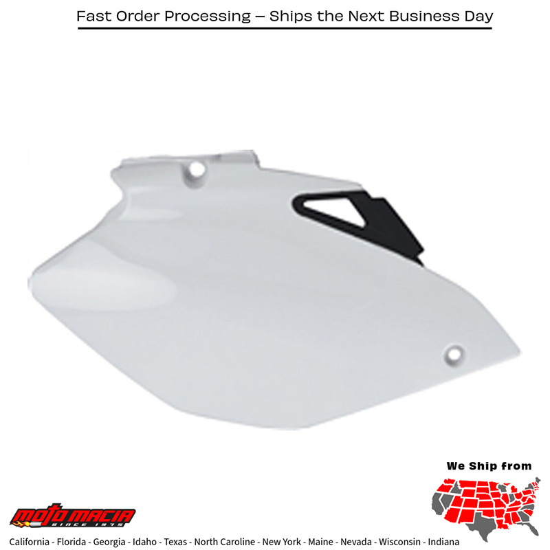 SIDE PANELS WHITE Yamaha YZ250F 2006-2009 Yamaha YZ450F 2006-2009