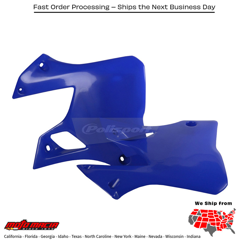 RADIATOR SHROUD BLUE Yamaha YZ125 1998-2001 Yamaha YZ250 1998-2001