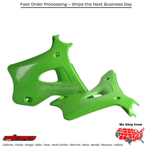 RADIATOR SHROUD GREEN Kawasaki KX250 1994-1998 Kawasaki KX125 1994-1998