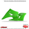 RADIATOR SHROUD GREEN Kawasaki KX250 2003-2007 Kawasaki KX125 2003-2005
