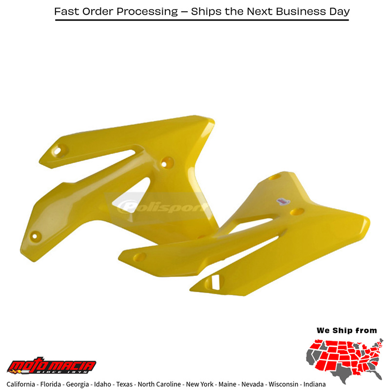 RADIATOR SHROUD YELLOW Suzuki RM-Z450 2007-2007