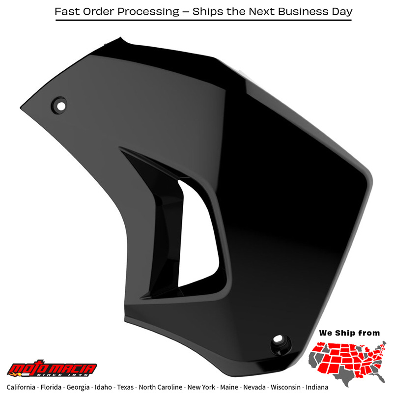 RADIATOR SHROUD RIGHT BLACK Kawasaki KLR650 2008-2018