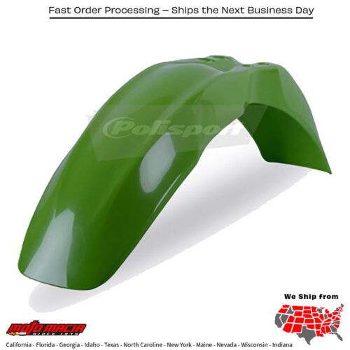 FRONT FENDER GREEN Kawasaki KX65 2000-2024