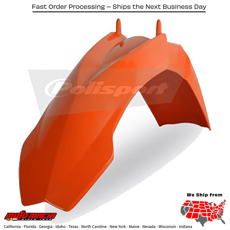 FRONT FENDER ORANGE KTM 85 SX (17/14) 2004-2012