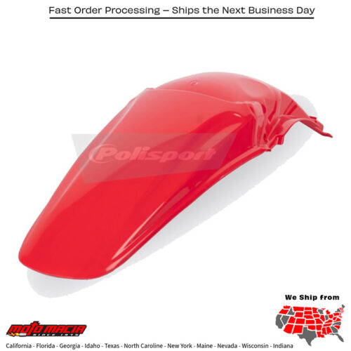 REAR FENDER RED Honda CR250R 2000-2001 Honda CR125R 2000-2001