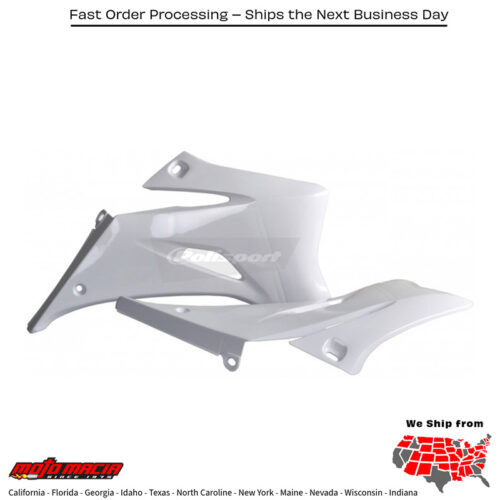 RADIATOR SHROUD WHITE Yamaha YZ450F 2006-2009 Yamaha YZ250F 2006-2009