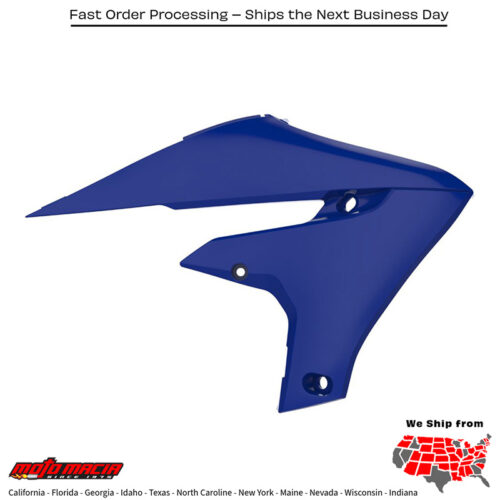 RADIATOR SHROUD BLUE Yamaha YZ450F 2018-2022 Yamaha YZ250F 2019-2023 Yamaha YZ250X 2019-2023 Yamaha YZ450FX 2019-2023