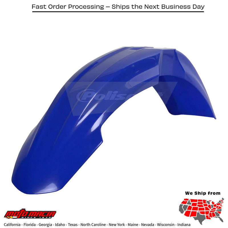 FRONT FENDER BLUE Yamaha YZ450F 2006-2009 Yamaha YZ125 2006-2014 Yamaha YZ250 2006-2014 Yamaha YZ250F 2006-2009