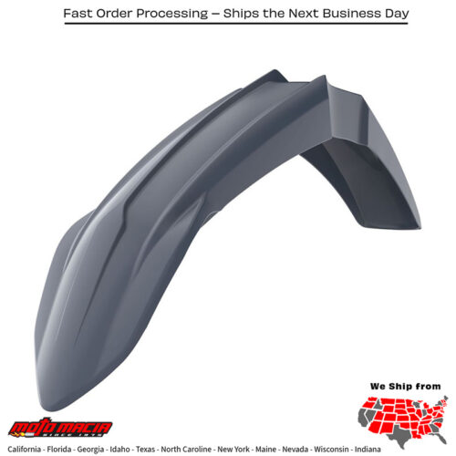 FRONT FENDER NARDO GREY Yamaha YZ250F 2019-2022 Yamaha YZ250X 2019-2022 Yamaha YZ250FX 2019-2022 Yamaha YZ125 2022-2022 Yamaha YZ250 2022-2022