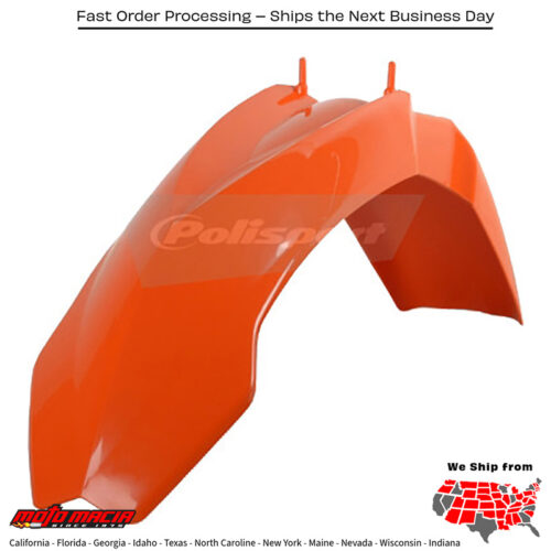 FRONT FENDER ORANGE KTM 150 SX 2004-2006 KTM 250 SX 2003-2006 KTM 250 SX-F 2005-2006 KTM 450 SX-F 2003-2006 KTM 125 Exc 2003-2004 KTM 400 EXC 4-Stroke 2003-2004 KTM 525 EXC 4-Stroke 2003-2004 KTM 525 SX 4-Stroke 2003-2006 KTM 125 SX 2003-20
