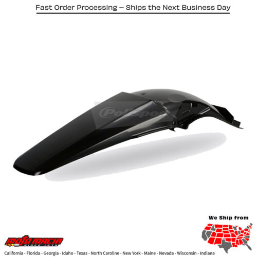 REAR FENDER BLACK Honda CR250R 2002-2007 Honda CR125R 2002-2007