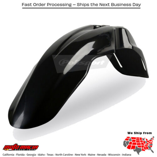 FRONT FENDER BLACK Suzuki RM-Z250 2005-2009 Suzuki RM-Z450 2005-2007 Suzuki RM250 2001-2008 Suzuki RM125 2001-2007