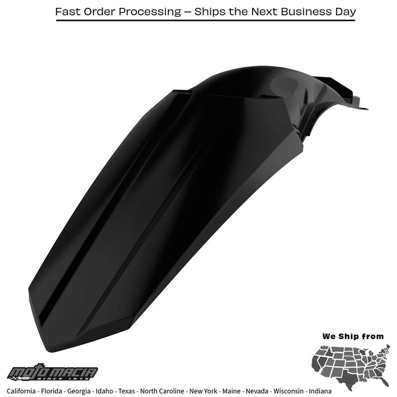 REAR FENDER BLACK Honda CR250R 2004-2007