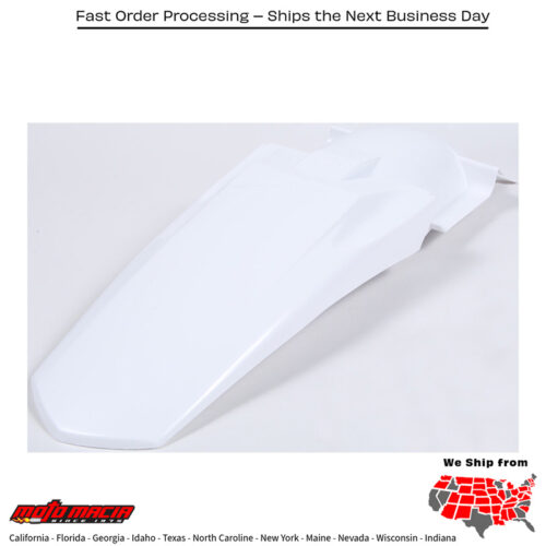 REAR FENDER WHITE Yamaha YZ85 2002-2021