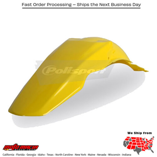 REAR FENDER YELLOW Suzuki RM125 2001-2008 Suzuki RM250 2001-2008