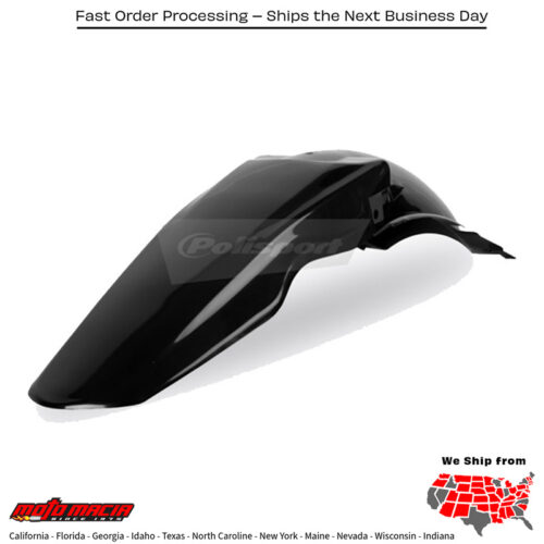 REAR FENDER BLACK Suzuki RM125 2001-2008 Suzuki RM250 2001-2008
