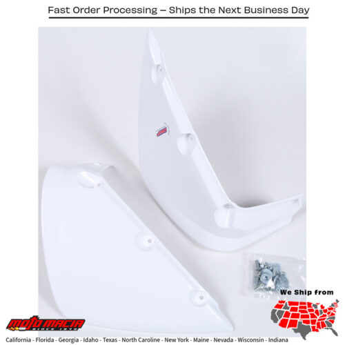 FRONT FENDERS WHITE Yamaha YFZ450 2004-2008 Yamaha YFZ450 SE 2007-2008 Yamaha YFZ450 Bill Balance Edition 2006-2007