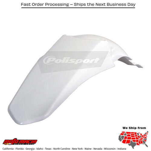 REAR FENDER WHITE Yamaha YZ250 2002-2014 Yamaha YZ125 2002-2014