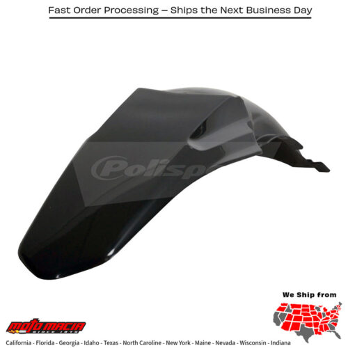 REAR FENDER BLACK Yamaha YZ250 2002-2014 Yamaha YZ125 2002-2014