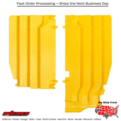 RADIATOR LOUVERS YELLOW Suzuki RM-Z250 2010-2018