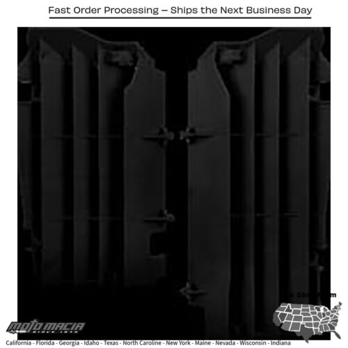 RADIATOR LOUVER BLACK Kawasaki KX250F 2017-2020