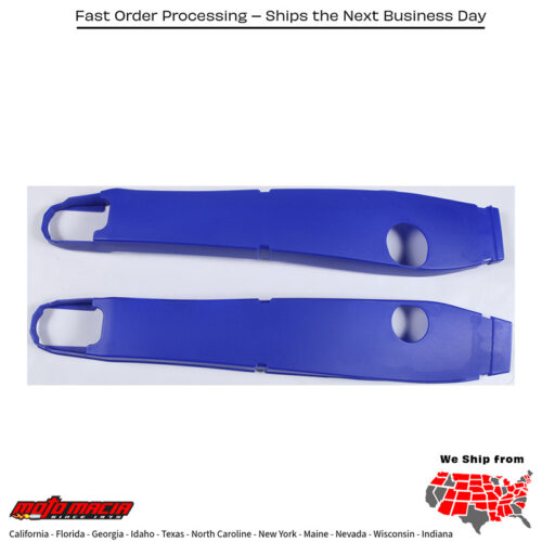 SWINGARM PROTECTORS BLUE Yamaha YZ250 2008-2024 Yamaha YZ125 2008-2024