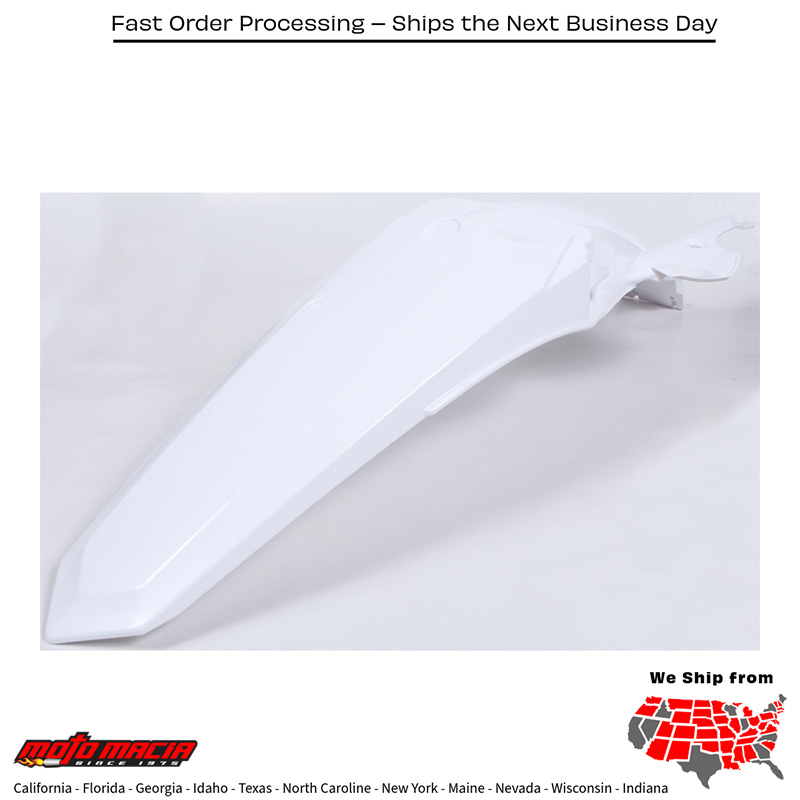 REAR FENDER WHITE Yamaha YZ450FX 2018-2018 Yamaha YZ250F 2014-2018 Yamaha YZ450F 2014-2017