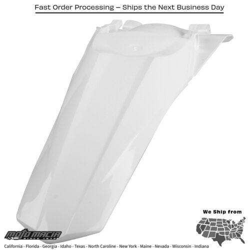 REAR FENDER WHITE Honda CRF250R 2014-2017 Honda CRF450R 2013-2016