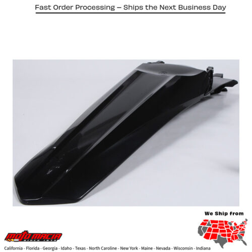 REAR FENDER BLACK Honda CRF250R 2014-2017 Honda CRF450R 2013-2016