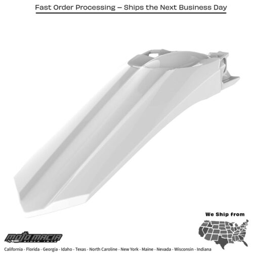 REAR FENDER WHITE Honda CRF450RX 2017-2020 Honda CRF450R 2017-2020 Honda CRF450X 2017-2020 Honda CRF250R 2018-2021 Honda CRF450R W.E. 2019-2020 Honda CRF250RX 2019-2021 Honda CRF250F 2019-2021 Honda CRF250L 2018-2021 Honda CRF250LA ABS 2018