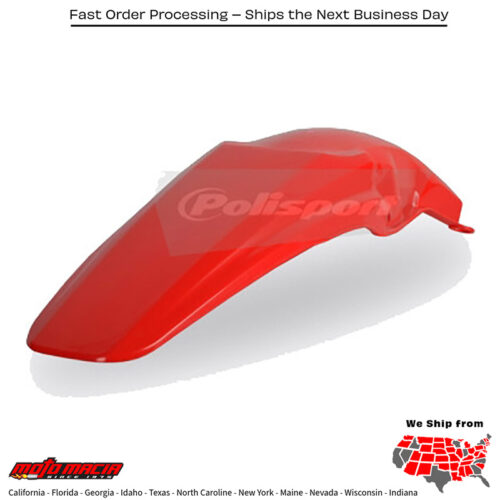 REAR FENDER RED Honda CRF450R 2005-2008