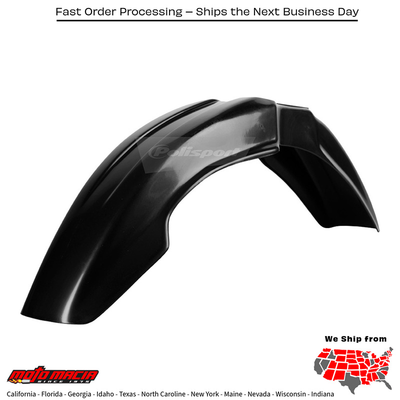 FRONT FENDER BLACK Yamaha WR400F 1998-1999 Yamaha YZ400F 1998-1999 Yamaha WR250 1991-1997 Yamaha YZ125 1992-1999 Yamaha YZ250 1992-1999