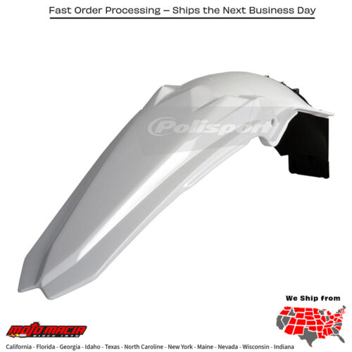 REAR FENDER WHITE Yamaha YZ450F 2010-2013