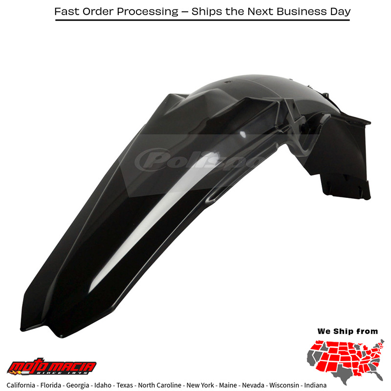 REAR FENDER BLACK Yamaha YZ450F 2010-2013