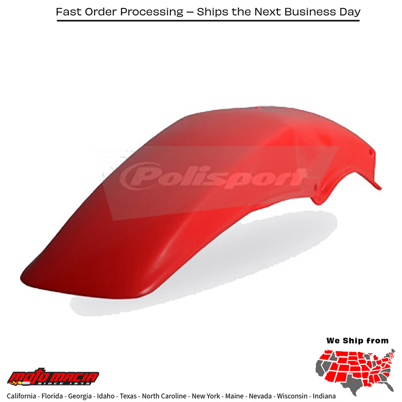 REAR FENDER RED Honda CR250R 1993-1996 Honda CR125R 1993-1997