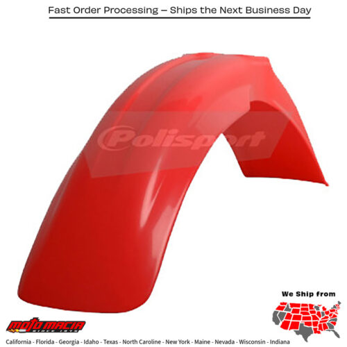 FRONT FENDER RED Honda CR250R 1993-1999 Honda CR125R 1993-1999