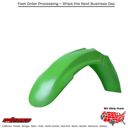 FRONT FENDER GREEN Kawasaki KX250F 2004-2008 Kawasaki KX450F 2006-2008 Kawasaki KX250 2003-2007 Kawasaki KX125 2003-2005