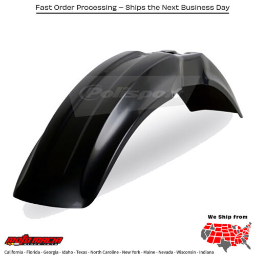 FRONT FENDER BLACK Suzuki RM100 2003-2003 Kawasaki KX85 2001-2013 Kawasaki KX100 2001-2013