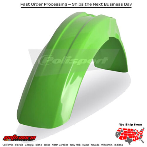 FRONT FENDER GREEN Kawasaki KX500 1993-2002 Kawasaki KX250 1993-2002 Kawasaki KX125 1993-2002