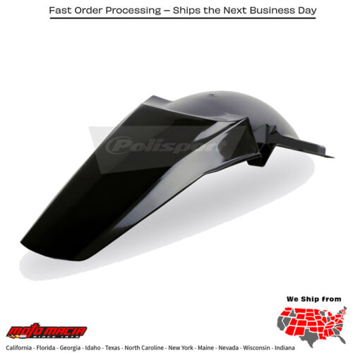 REAR FENDER BLACK Kawasaki KX250 2003-2007 Kawasaki KX125 2003-2005