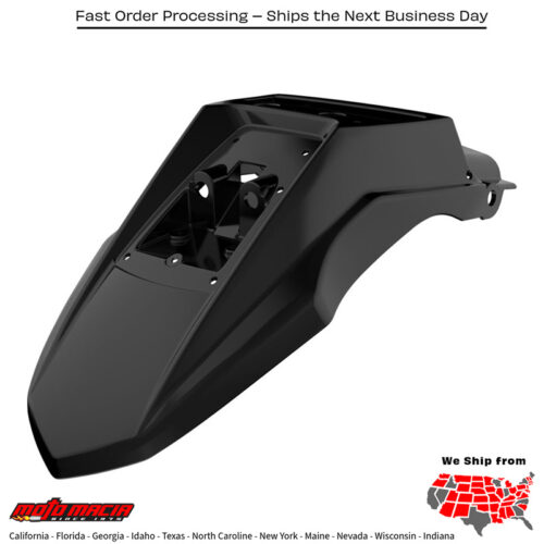 REAR FENDER BLACK Kawasaki KLR650 2008-2018