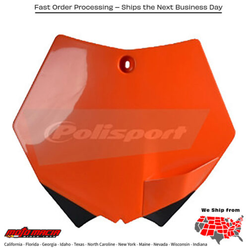 FRONT NUMBER PLATE ORANGE KTM 500 XCF-W 2012-2012 KTM 350 XCF-W 2012-2012 KTM 350 XC-F 2010-2012 KTM 150 XC 2008-2012 KTM 450 SX-F Factory Edition 2012-2012 KTM 350 SX-F 2010-2012 KTM 250 SX 2007-2012 KTM 250 SX-F 2007-2012 KTM 250 XC 2007-