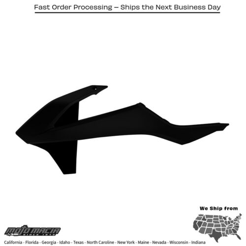 RADIATOR SHROUD BLACK KTM 150 XC-W 2017-2019 KTM 350 EXC-F 2017-2019 KTM 350 XC-F 2016-2018 KTM 350 SX-F 2016-2018 KTM 250 SX-F 2016-2018 KTM 250 XC-W 2017-2018 KTM 500 EXC-F 2017-2019 KTM 300 XC 2016-2018 KTM 300 XC-W 2017-2018 KTM 450 SX-