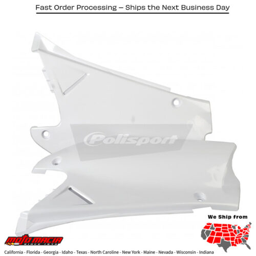 SIDE PANELS WHITE Honda CR125R 2000-2001 Honda CR250R 2000-2001