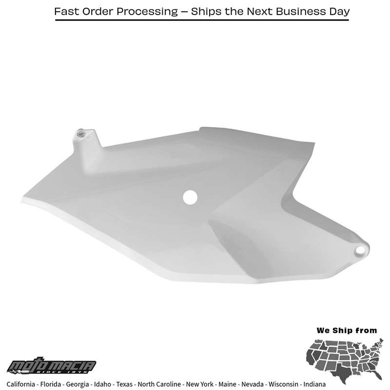 SIDE PANELS WHITE KTM 85 SX (17/14) 2018-2024