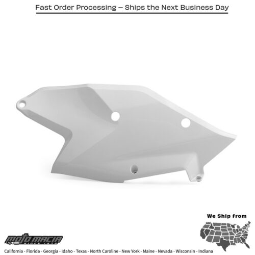 SIDE NUMBER PLATE WHITE KTM 150 XC-W 2017-2019 KTM 350 EXC-F 2017-2019 KTM 350 XC-F 2016-2018 KTM 350 SX-F 2016-2018 KTM 250 SX-F 2016-2018 KTM 250 XC-W 2017-2018 KTM 500 EXC-F 2017-2019 KTM 300 XC-W 2017-2018 KTM 450 SX-F 2016-2018 KTM 250