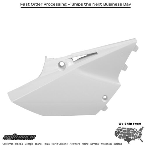 SIDE PANELS WHITE Yamaha YZ125X 2020-2021 Yamaha YZ250 2015-2021 Yamaha YZ125 2015-2021 Yamaha YZ250X 2016-2021