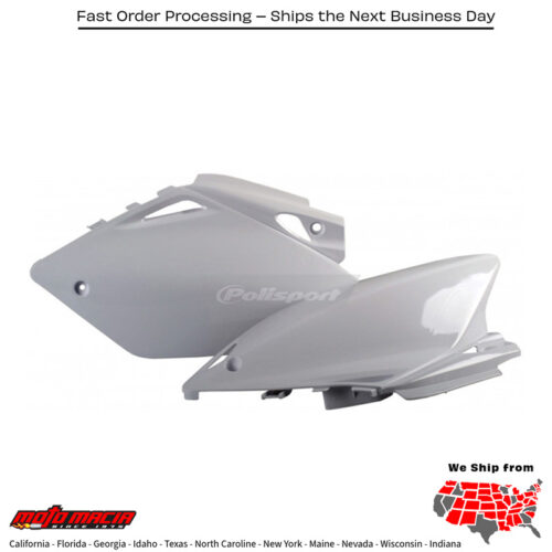 SIDE PANELS WHITE Honda CRF450R 2005-2006